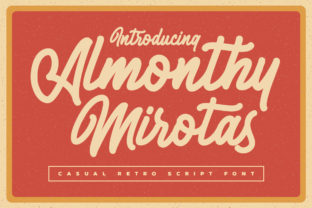 Almonthy Mirotas: A Vintage Font for Modern Design
