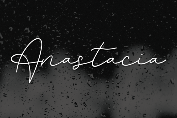 Anastacia: The Handwritten Font for Modern Elegance