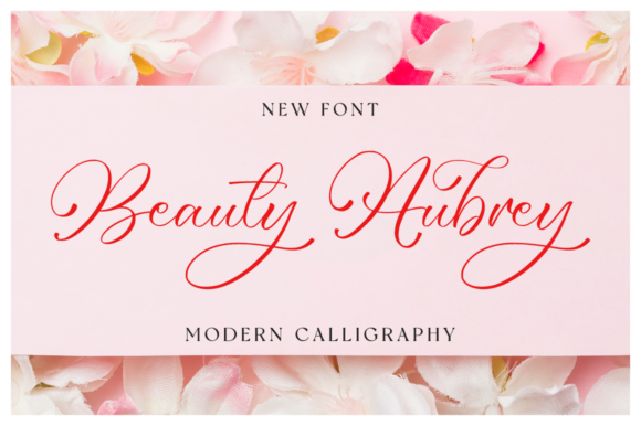 Beauty Aubrey: Elevating Design with Elegant Typography