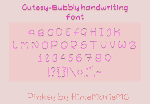 Cutesy Bubbly: A Sweet Handwritten Font for Modern Design