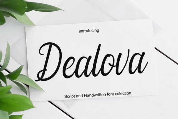 Dealova: Elevating Design with an Enchanting Handwritten Typeface