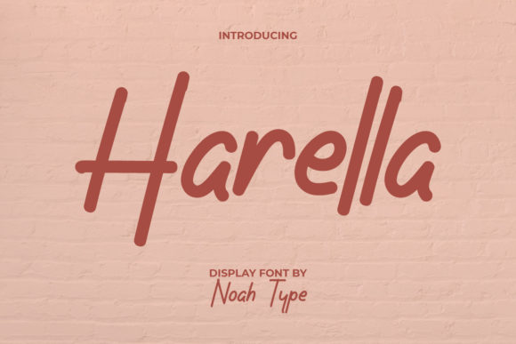 Discover Harella: The Script Font for Natural Elegance