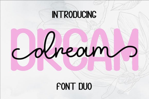 Dream Duo: Elevate Your Design with This Handwritten Font