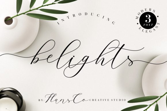 Elevate Your Visual Narrative with the Belights Font