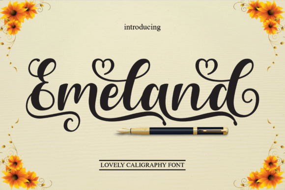 Emeland: Elevate Your Designs with a Handwritten Font