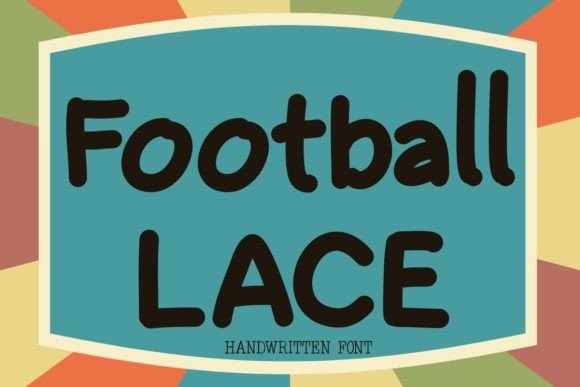 Football Lace: A Playful Handwritten Font for Creative Design