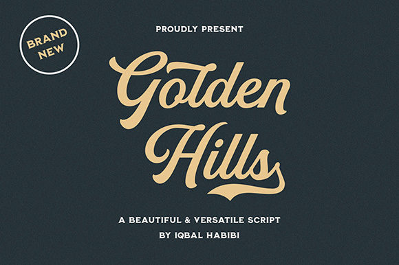 Golden Hills: A Font for Modern Branding