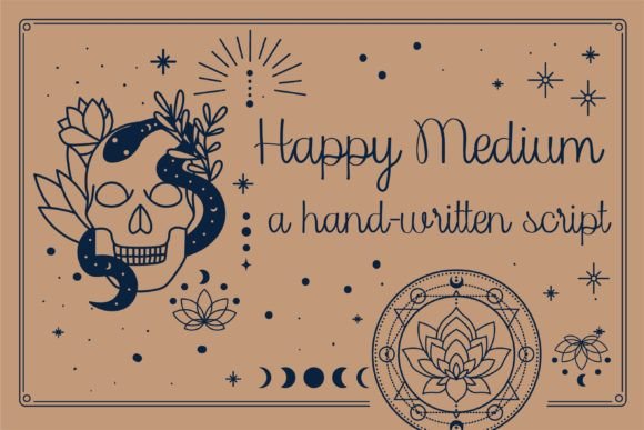 Happy Medium Font: A Handwritten Script for Authentic Design