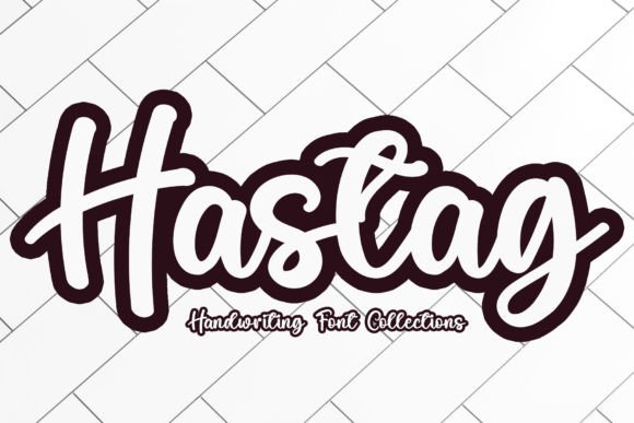 Hastag: Elevating Design with Romantic Handwritten Style