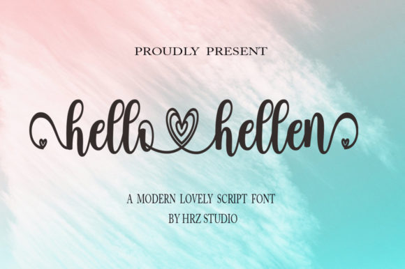 Hello Hellen: The Handwritten Font Elevating Modern Design