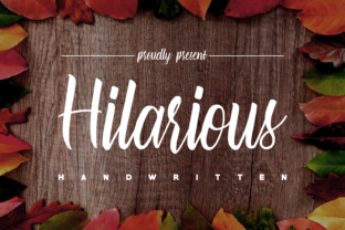 Hilarious: A Stylish Handwritten Font for Modern Design
