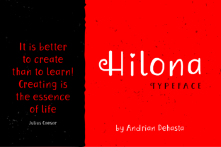 Hilona: A Serif Font with Handwritten Charm
