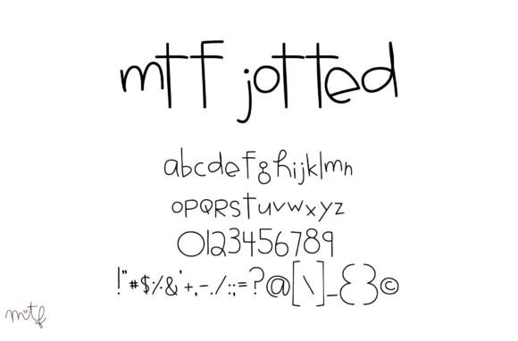 Jotted: The Handwritten Font for Authentic Digital Design