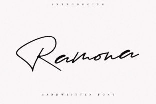 Ramona: The Handwritten Font for Elegant Design