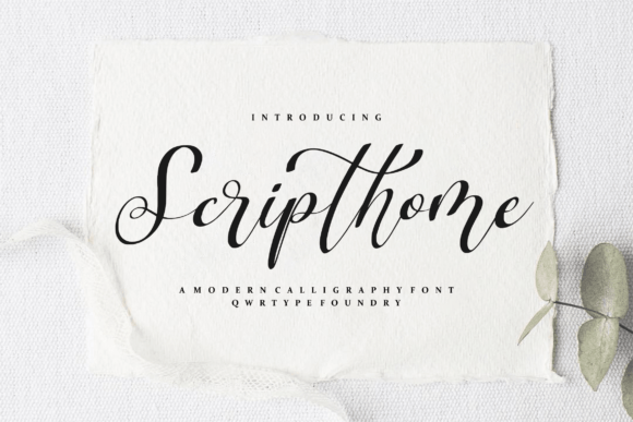 Scripthome: Elevating Design with Modern Handwritten Elegance