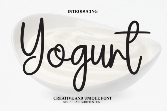 Yogurt Font: A Sweet Touch for Modern Design