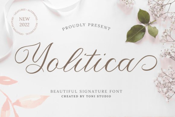 Yolitica: Elevate Your Designs with a Modern Script Font