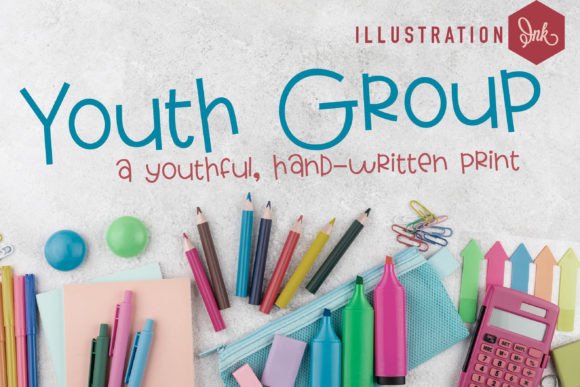 Youth Group: A Playful Handwritten Font for Modern Design